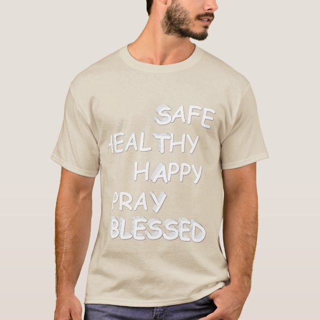 Camiseta Bendiciones Permanece Bendito (Anverso)