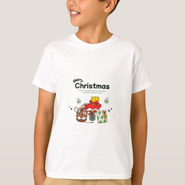Camiseta Bendiciones y buena voluntad de los navidades (Anverso)
