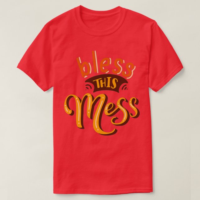 Camiseta bendiga este lío (Diseño del anverso)