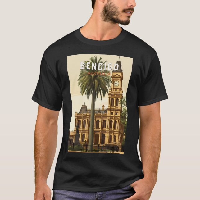 Camiseta Bendigo Australia Viaje de arte (Anverso)