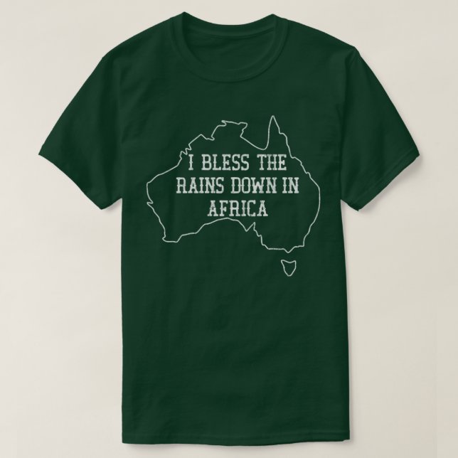 Camiseta Bendigo Las Lluvias En África (Diseño del anverso)