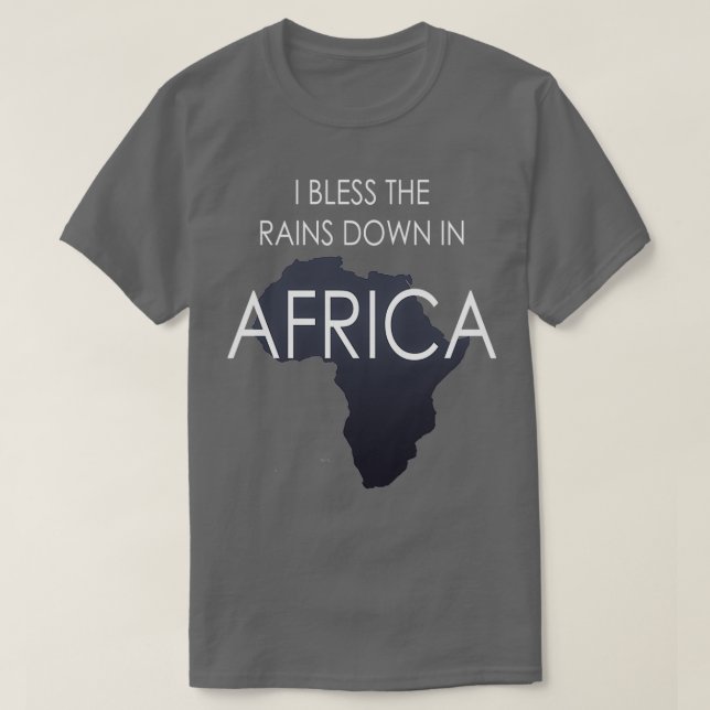 Camiseta Bendigo Las Lluvias En África (Diseño del anverso)