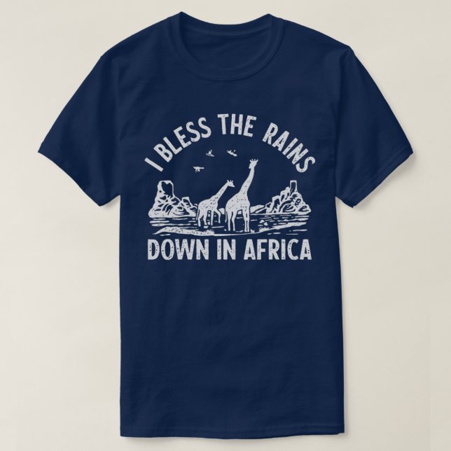 Camiseta Bendigo Lluvias En África (Diseño del anverso)
