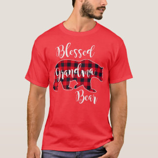 Camiseta Bendita Abuela Con El Búfalo Rojo De La Mancha Gra