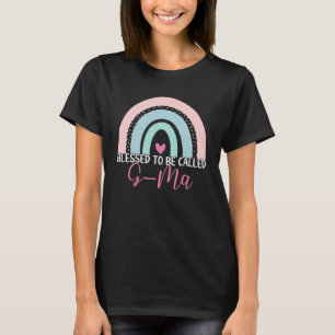 Camiseta Bendita Bendición Ser Llamada G Mamáes Boho Rainbo