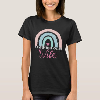 Camiseta Bendita Bendición Ser Llamada Mujer Boho Rainbow M