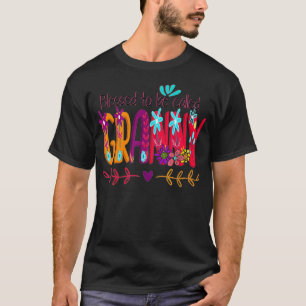 Camiseta Bendita De Ser Llamada Abuela Tee Mamá Colorful Mo