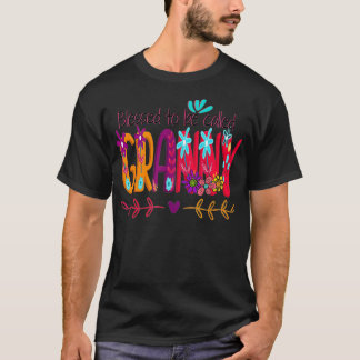 Camiseta Bendita De Ser Llamada Abuela Tee Mamá Colorful Mo