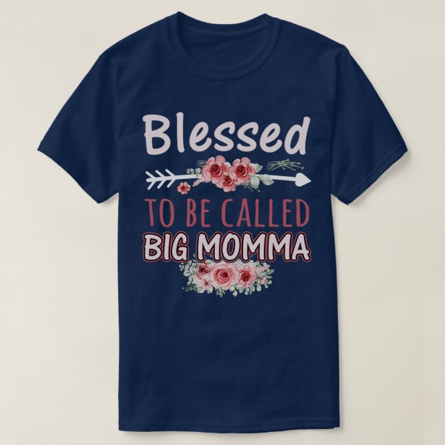 Camiseta Bendita De Ser Llamada Gran Momma Hermosa Faja Flo (Diseño del anverso)