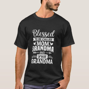 Camiseta Bendita De Ser Llamada Mamá Abuela Gran Abuela Mot