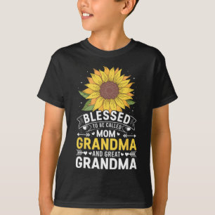 Camiseta Bendita De Ser Llamada Mamá Abuela Gran Abuela Mot
