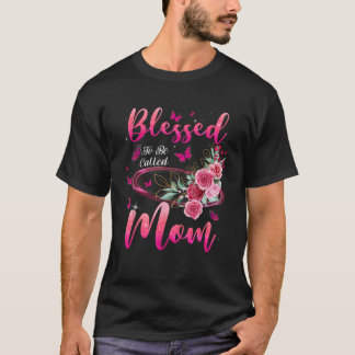 Camiseta Bendita De Ser Llamada Mamá Día de la Madre Cute