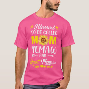 Camiseta Bendita De Ser Llamada Mamá Memo Grandes Madres De