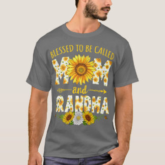 Camiseta Bendita De Ser Llamada Mamá Y Abuela Mola De Giras