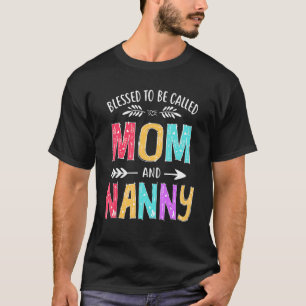 Camiseta Bendita De Ser Llamada Mamá Y Día de la Madre De L