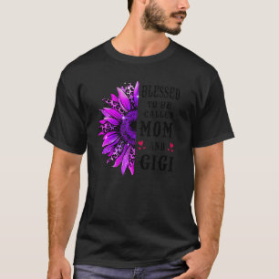 Camiseta Bendita De Ser Llamada Mamá Y Gigi Sunflower Cute