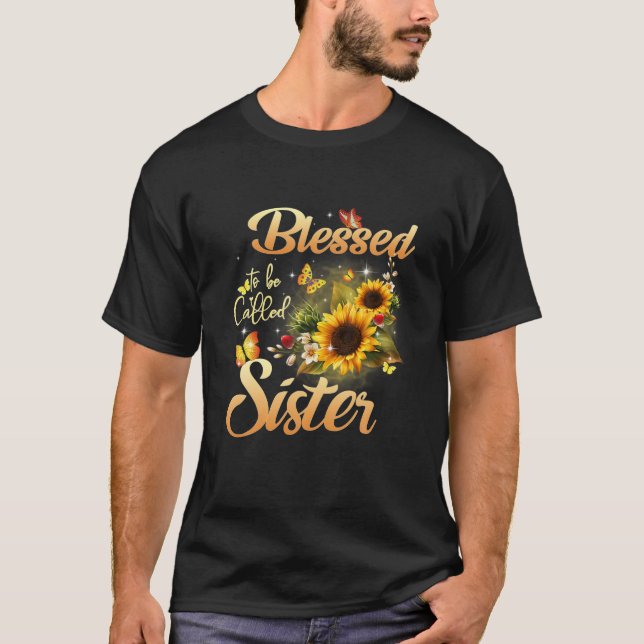 Camiseta Bendita De Ser Llamada Mamá Y Hermana St Patricks  (Anverso)