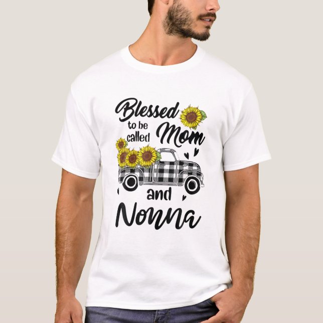 Camiseta Bendita De Ser Llamada Mamá Y Madre No Graciosa Da (Anverso)