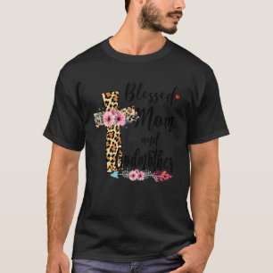 Camiseta Bendita De Ser Llamada Mamá Y Madrina
