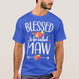 Camiseta Bendita De Ser Llamada Maw Abuela Maw Abuela 