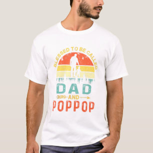 Camiseta Bendita De Ser Llamada Papá Y Padre Vintage Del Po