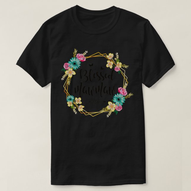 Camiseta Bendita flor mawmaw de mawmaw (Diseño del anverso)