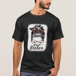 Camiseta Bendita hermana desordenada mujer de bollo feliz P