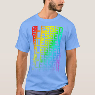 Camiseta Bendita imagen del orgullo gay arcoiris LGBTQ