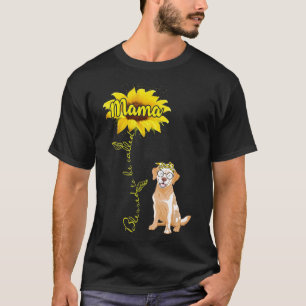 Camiseta Bendita llamada Mama Sunflower Golden Retriever Do
