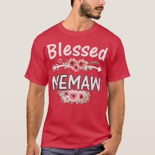 Camiseta Bendita Madre De Memaw Vida Hermosas Flores Floral