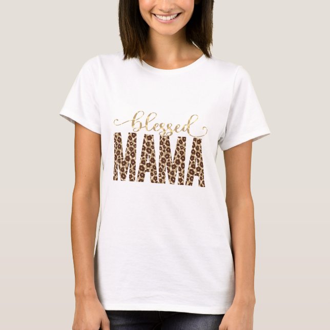 Camiseta Bendita mamá (Anverso)