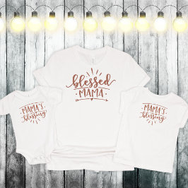 Camiseta Bendita mamá, mamá y yo color Personalizable