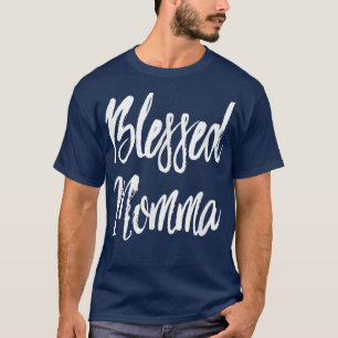 Camiseta Bendita mami Shirt Mom Script escribiendo TShirt