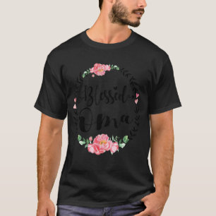Camiseta Bendita Oma De Flor Aburrida De Oma