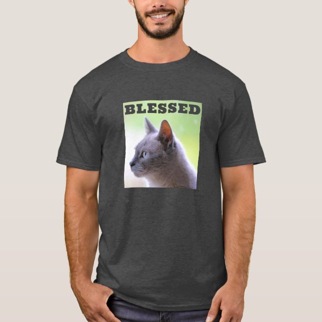 Camiseta bendita (oscura) (Anverso)