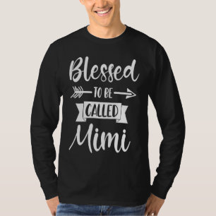 Camiseta Bendita para mí llamada el día de la abuela de Mim