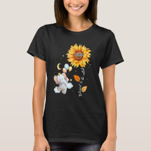 Camiseta Bendita Por Ser Llamada Abuela Elephant Sunflower