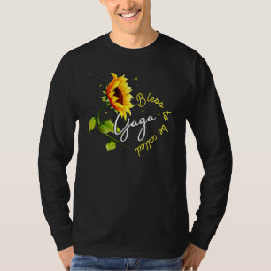 Camiseta Bendita Por Ser Llamada Abuela Girasol Gaga