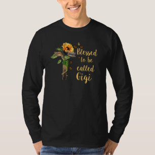Camiseta Bendita Por Ser Llamada Gigi Día De La Madre Giras
