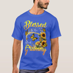 Camiseta Bendita por ser llamada Grammy Sunflower Aovers Gr