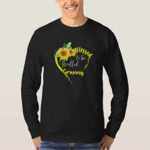 Camiseta Bendita Por Ser Llamada Granny Sunflower Granny Mo