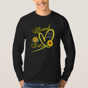 Camiseta Bendita Por Ser Llamada Hermana Del Corazón Del Gi