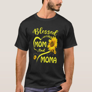 Camiseta Bendita Por Ser Llamada Madre Y Madre De Girasol M