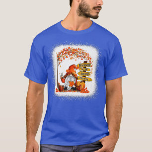Camiseta Bendita Por Ser Llamada Mamá Gnome Caída Otoño Gra