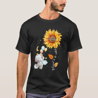 Camiseta Bendita Por Ser Llamada Mami Elephant Sunflower Mo