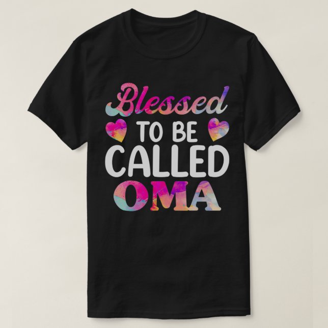 Camiseta Bendita por ser llamada "Oma", Día de la Madre ale (Diseño del anverso)