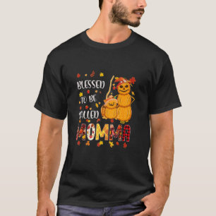 Camiseta Bendita Que La Llamen Mami Pumpkin Fall Thanksgivi