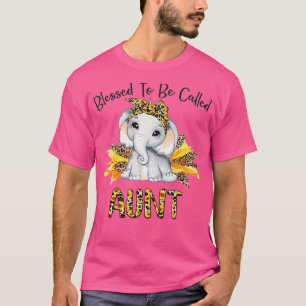 Camiseta Bendita Que La Llamen Tía Elephant Mothe