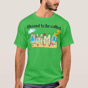 Camiseta Bendita Que Se Llame Amma Summer Beach Happy Mothe