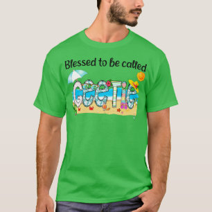 Camiseta Bendita Que Se Llame Geetie Summer Beach Happy Mot